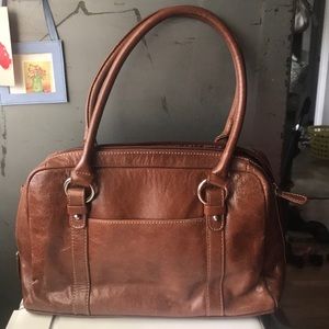 Giani Bernini Cinnamon Leather Satchel